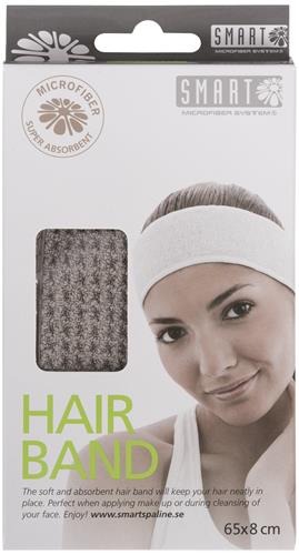 Smart Microfiber Spa line Hair Band gray, 1 st