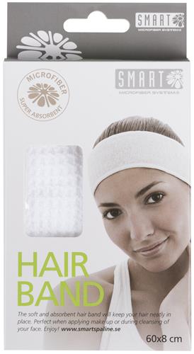 Smart Microfiber Spa line Hair Band white, 1 st