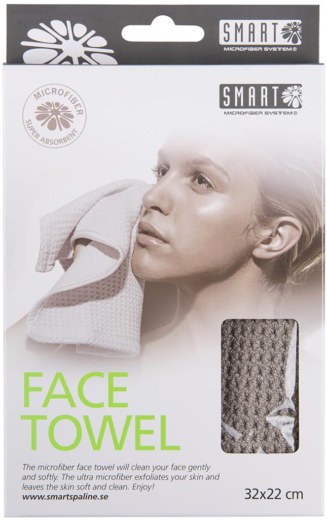 Bild på Smart Microfiber Spa line Face Towel grey, 1 st