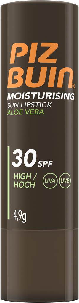 Bild på Piz Buin Moisturising Sun Lipstick Aloe Vera SPF30, 4,9 g