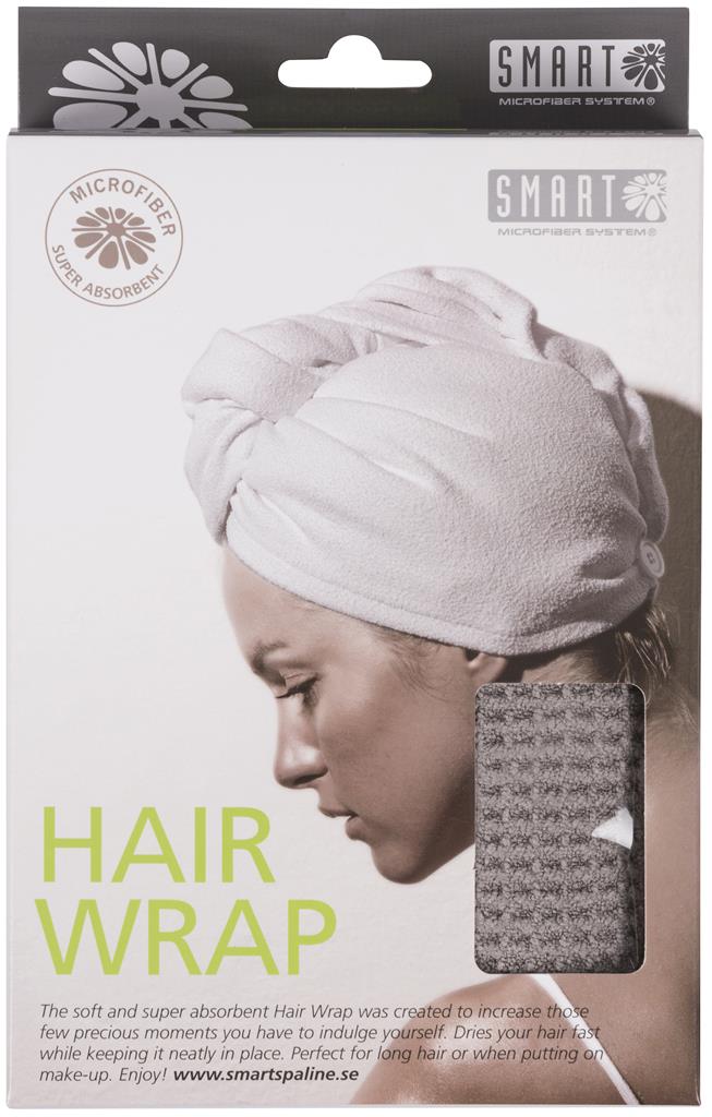 Bild på Smart Microfiber Hairwrap grå, 1 st