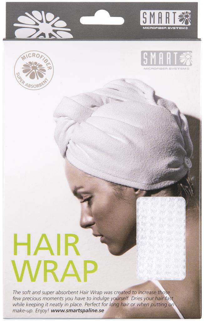 Bild på Smart Microfiber  Spa Line  Hairwrap vit, 1 st