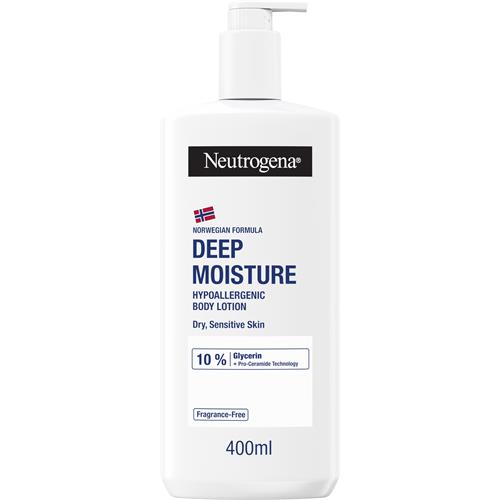 Neutrogena Deep Moisture Hypoallergenic Lotion, 400 ml