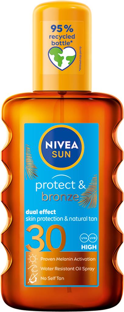Bild på NIVEA sun Protect & Bronze spray SPF 30, 200 ml