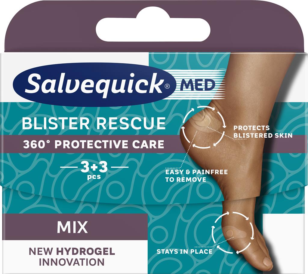 Bild på SalvequickMED Blister Rescue Mix, 6 st