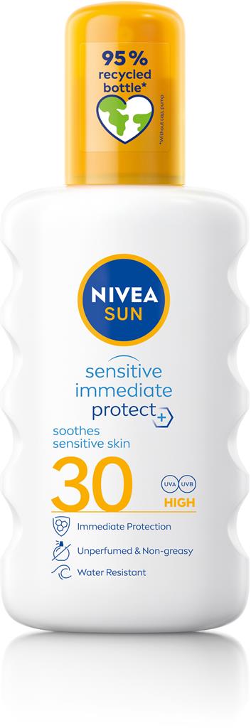 Bild på NIVEA Sun Sensitive & Protect Soothing Spray SPF 30, 200 ml