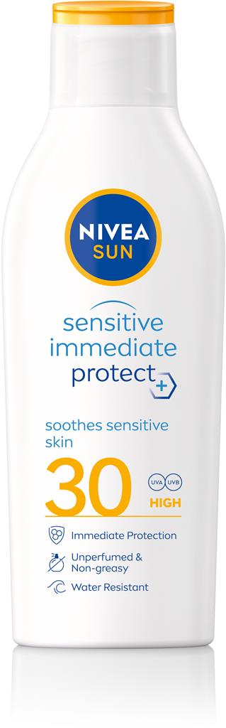 Bild på NIVEA Sun Sensitive & Protect Soothing Lotion SPF30, 200 ml