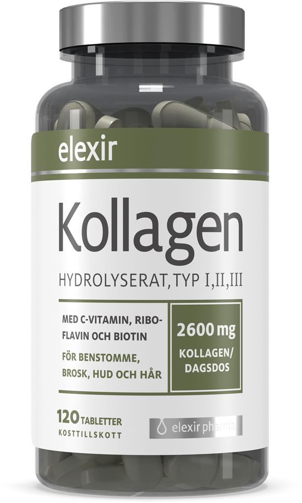 Bild på Elexir Kollagen Hydrolyserat, 120 st