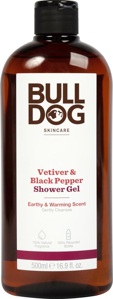 Bild på Bulldog Vetiver & Black Pepper Shower Gel, 500 ml