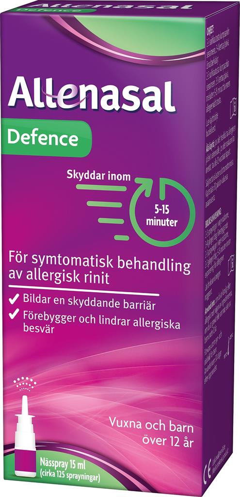 Bild på Allenasal Defence Medicinteknisk produkt, 15 ml