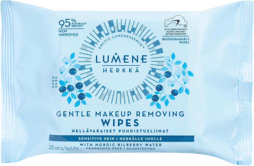 Bild på Lumene HERKKÄ Gentle Makeup Removing Wipes, 25 st