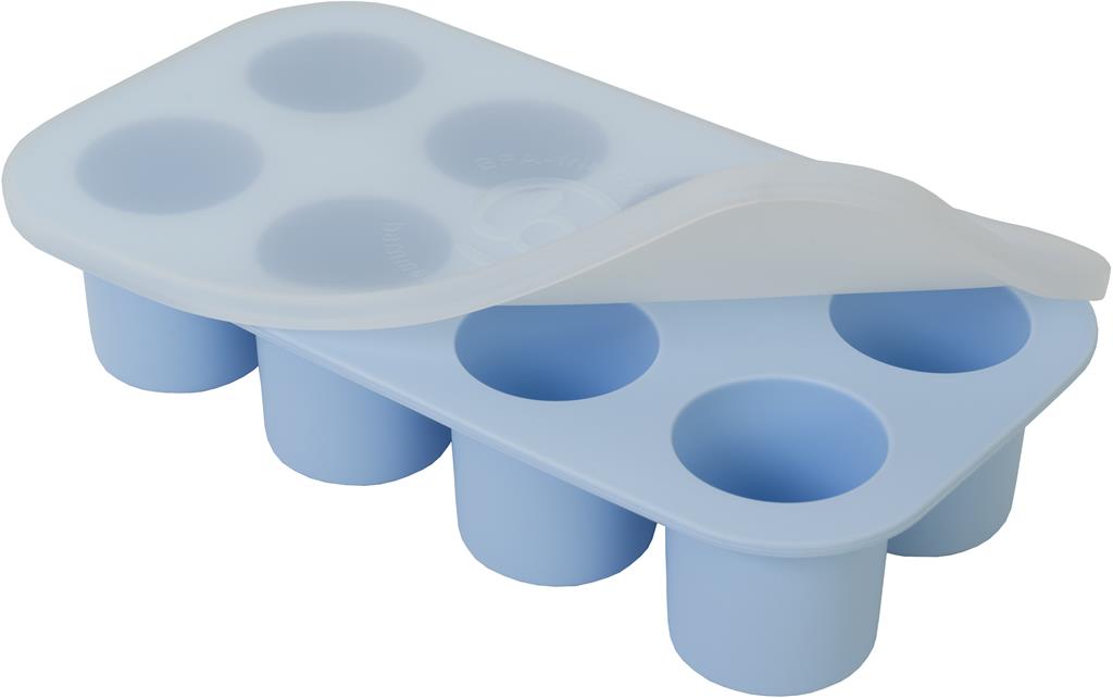 Bild på Pufz Portionsform inkl lock, blå, 1 st