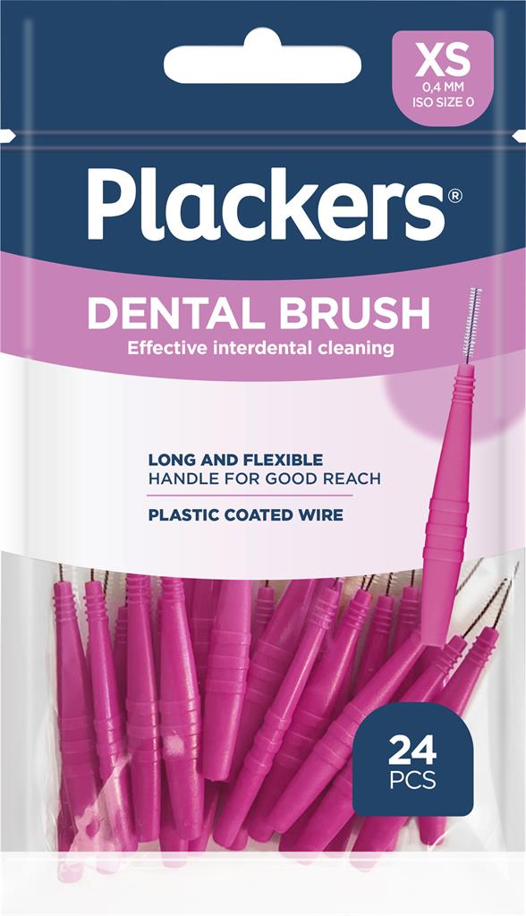 Bild på Plackers Dental Brush XS 0,4 mm, 24 st