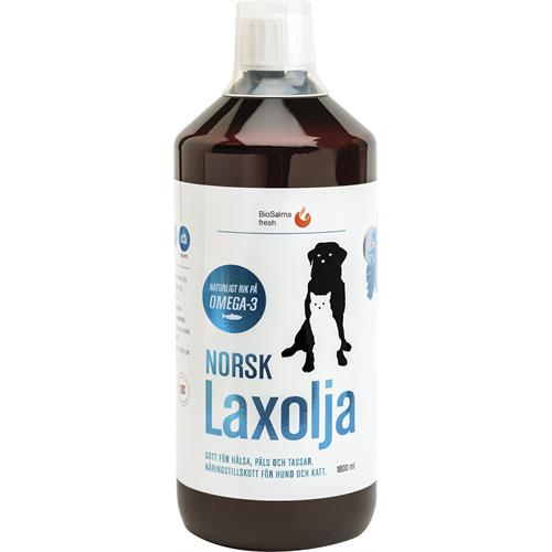 BioSalma fresh Norsk Laxolja Hund & Katt, 1000 ml