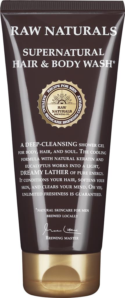 Bild på Raw Naturals 3 in 1 Supernatural Hair&Body Wash, 200 ml