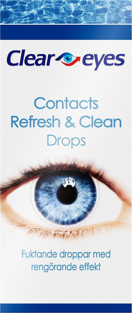 Bild på Cleareyes Contacts Refresh & Clean, 15 ml