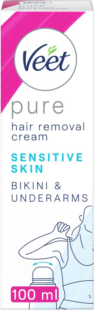 Bild på Veet Hårborttagningskräm Bikini/Underarm, 100 ml