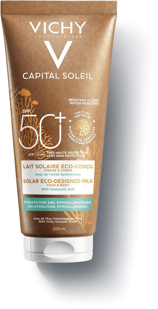 Bild på Vichy Capital Soleil Solar eco milk SPF 50+, 200 ml