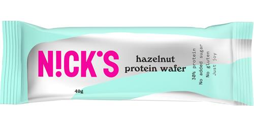 Nicks Protein Wafer Hazelnut, 40 g