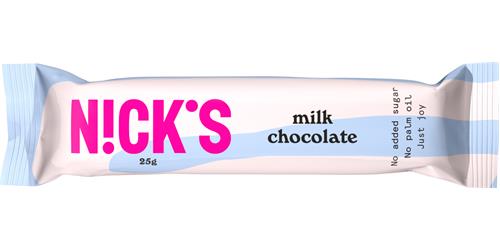 Nicks Milk Chocolate, 25 g