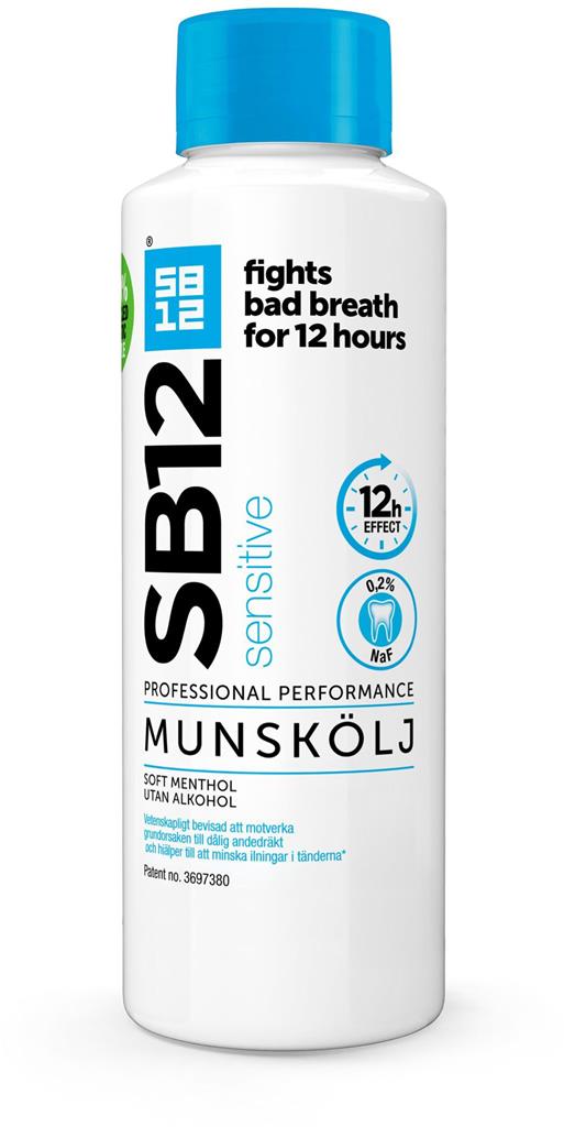 Bild på SB12 Sensitive Munskölj/Andedräkt, 500 ml