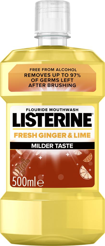 Bild på Listerine Fresh Ginger & Lime Munskölj, 500 ml