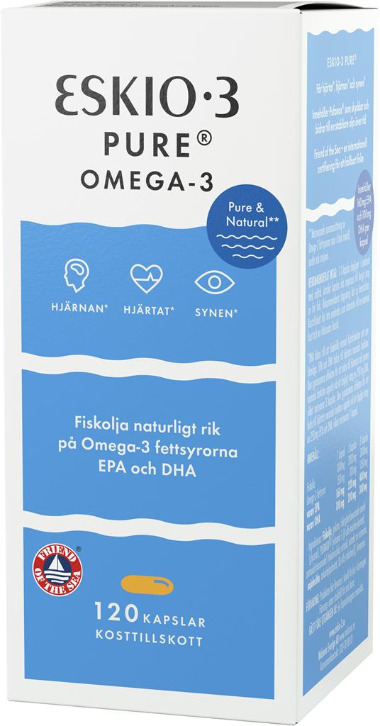 Bild på Eskio Fiskolja Pure, 120 st