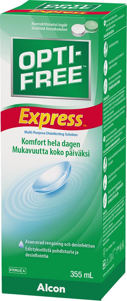 Bild på OPTI-FREE Express Express Linsvätska mjuka kontaktlinser, 355 ml