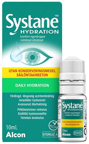 Systane Hydration MDPF Ögondroppar, flerdos-flaska, 10 ml