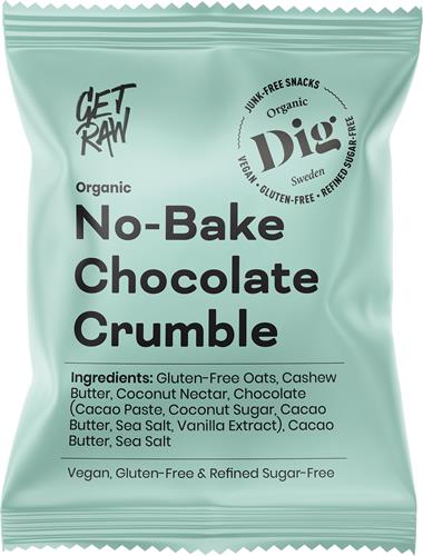 Get Raw No-Bake Chocolate Crumble, 35 g