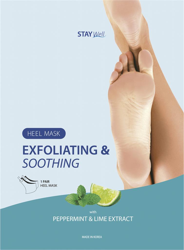 Bild på Stay Well Exfoliating & Soothing Heel Mask, 1 par