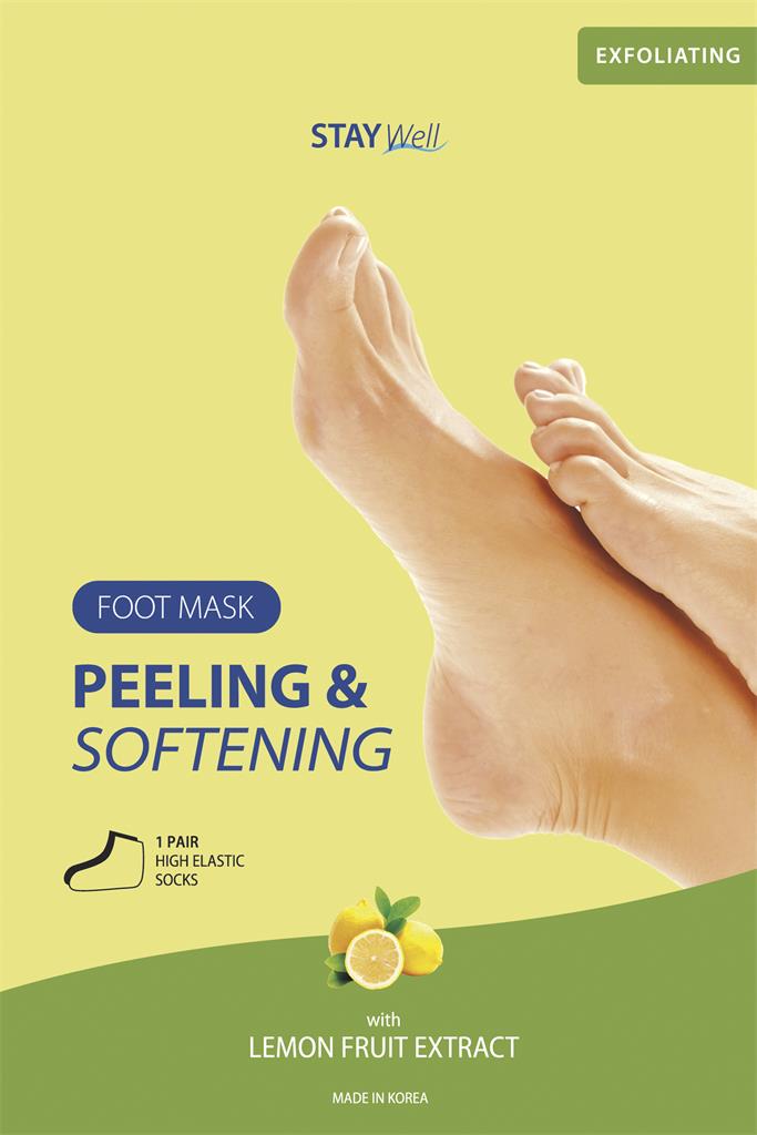 Bild på Stay Well Peeling & Softening Foot Mask, 1 par