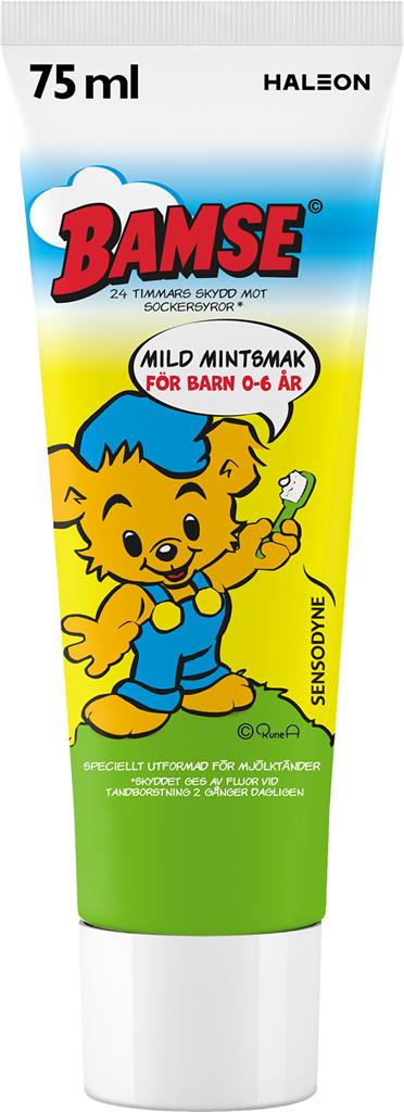 Bild på Sensodyne Tandkräm Bamse barn, 75 ml