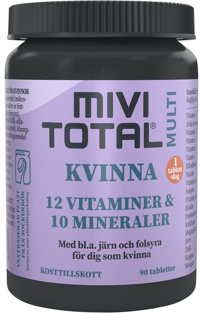 Bild på Mivitotal Multivitamin Kvinna, 90 st