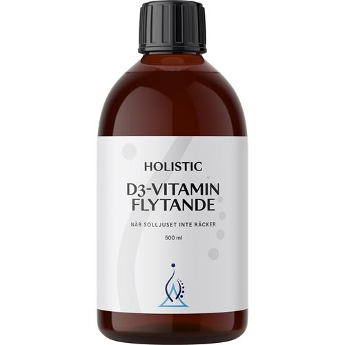 Holistic D3-vitamin flytande, 500 ml