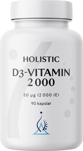 Holistic D3-vitamin 2000, 90 st