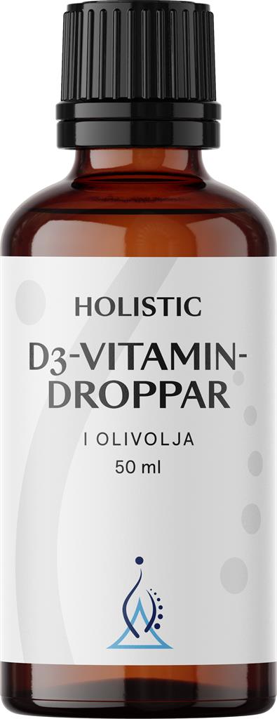 Bild på Holistic D3-vitamin droppar, 50 ml