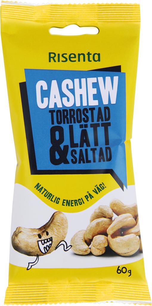Bild på Risenta Cashew Rostade & Saltade, 60 g