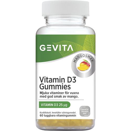 Gevita Gummy Bites D-vitamin, 60 st
