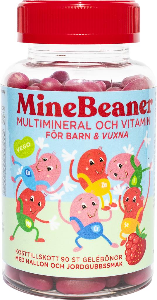 Bild på MineBeaner Mineraler och vitaminer, 90 st