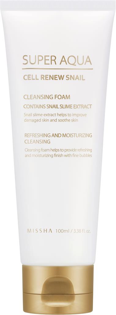 Bild på Missha Super Aqua Cell Renew Snail cleansing foam, 100 ml