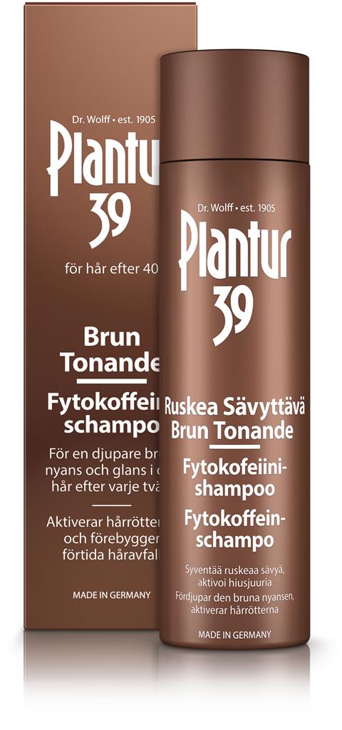 Bild på Plantur 39 Fytokoffeinschampo Brun Ton, 250 ml