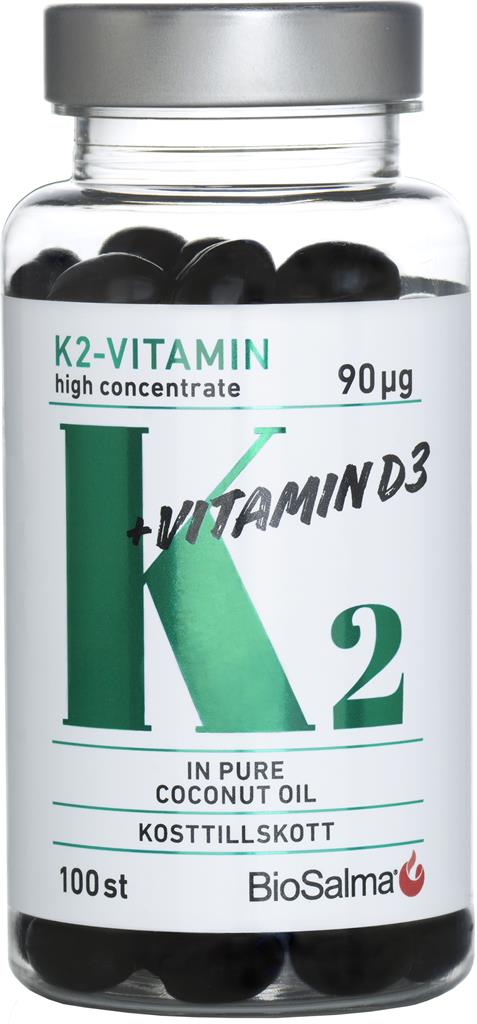Bild på BioSalma K2/ D3-vitamin, 100 st