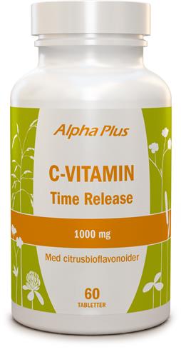 Alpha Plus C-vitamin Time Release 1000 mg, 60 st