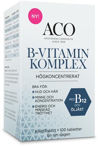 ACO B-vitamin Komplex, 100 st