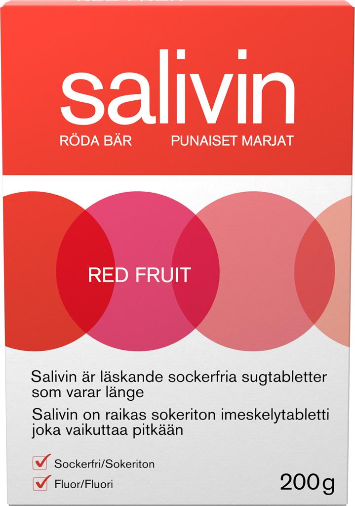 Bild på Salivin Red Fruit, 200 g