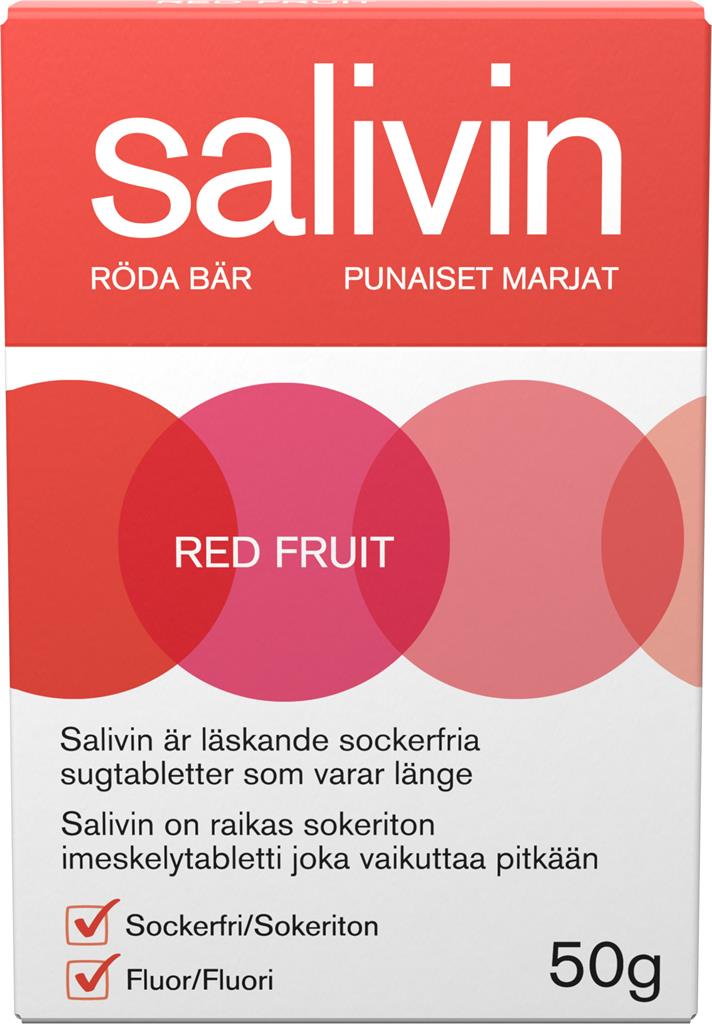 Bild på Salivin Red Fruit, 50 g