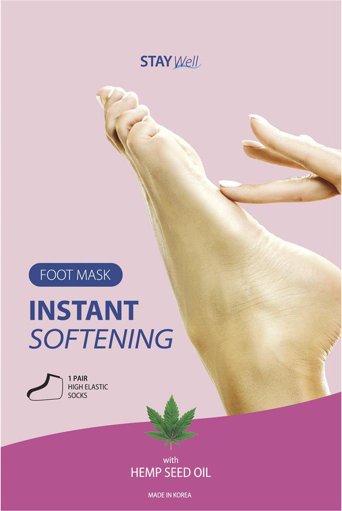 Bild på Stay Well Instant Softening Foot Mask, 1 par