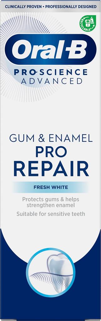 Bild på Oral-B Gum Enamel Repair White, 75 ml