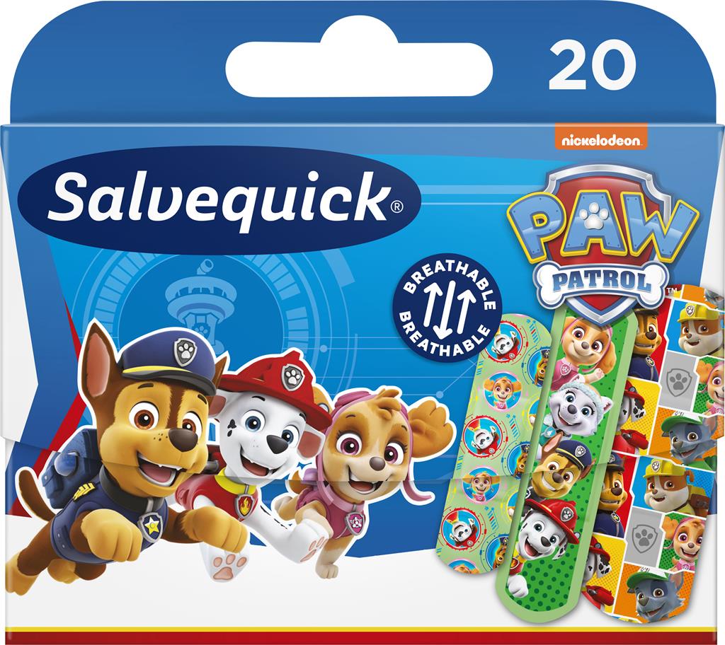 Bild på Salvequick Paw Patrol barnplåster, 20 st